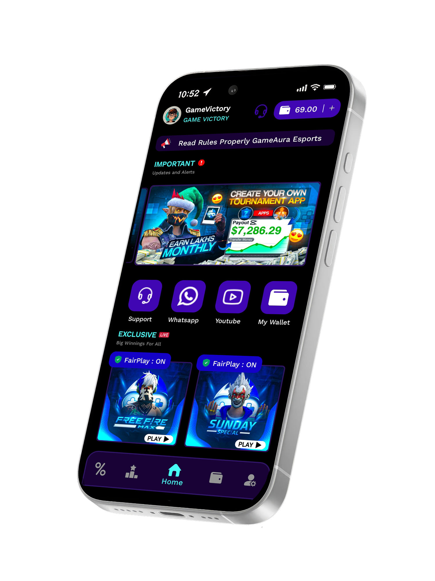 GameVictory App